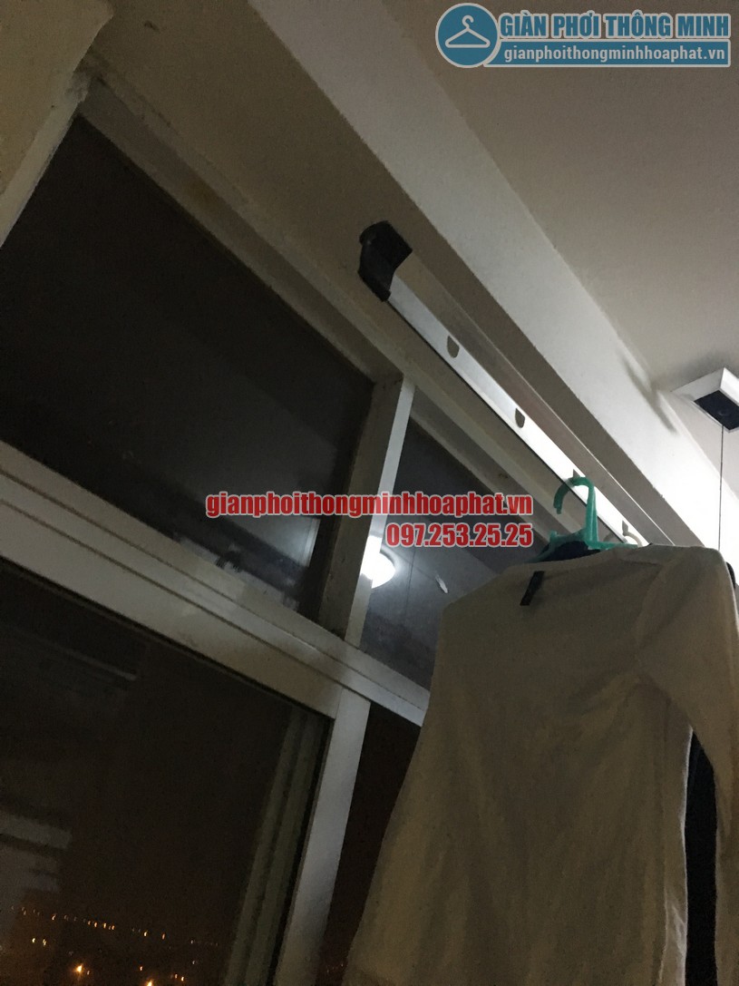 Sửa giàn phơi quần áo thông minh ở chung cư học viện Hậu Cần, phường Ngọc Thụy, Long Biên-04